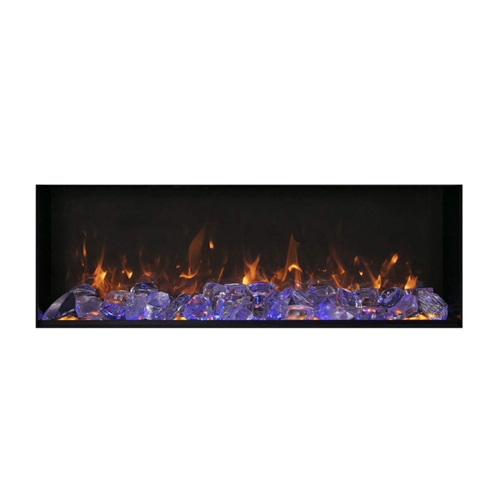 Amantii Panorama BI Extra Slim 60" Smart Electric Fireplace [BI-60-XTRASLIM] SAKSBY - Crystal View