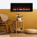 Amantii Panorama BI Extra Slim 60" Smart Electric Fireplace [BI-60-XTRASLIM] (SAK59128) - Saksby Wholesale - Living Room View