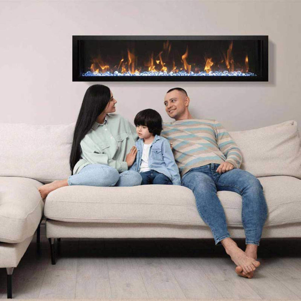 Amantii Panorama BI Slim Smart Electric Fireplace [BI-50/60/72-SLIM-OD] (SAK46329) SAKSBY - With Family View
