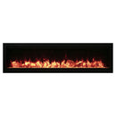 AMANTII SYMMETRY 74" Smart Electric Fireplace With Programmable Timer And Thermostat  [SYM-74] (HBG26974)- HBG