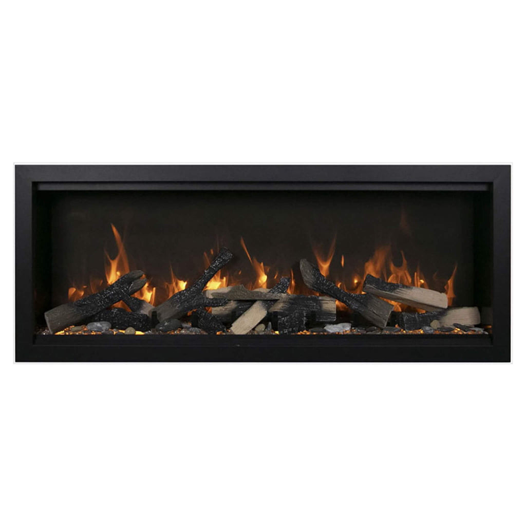 AMANTII SYMMETRY Bespoke XT 60" Smart Electric Fireplace [SYM-60-XT-BESPOKE] (SAK46298) - With Woods View