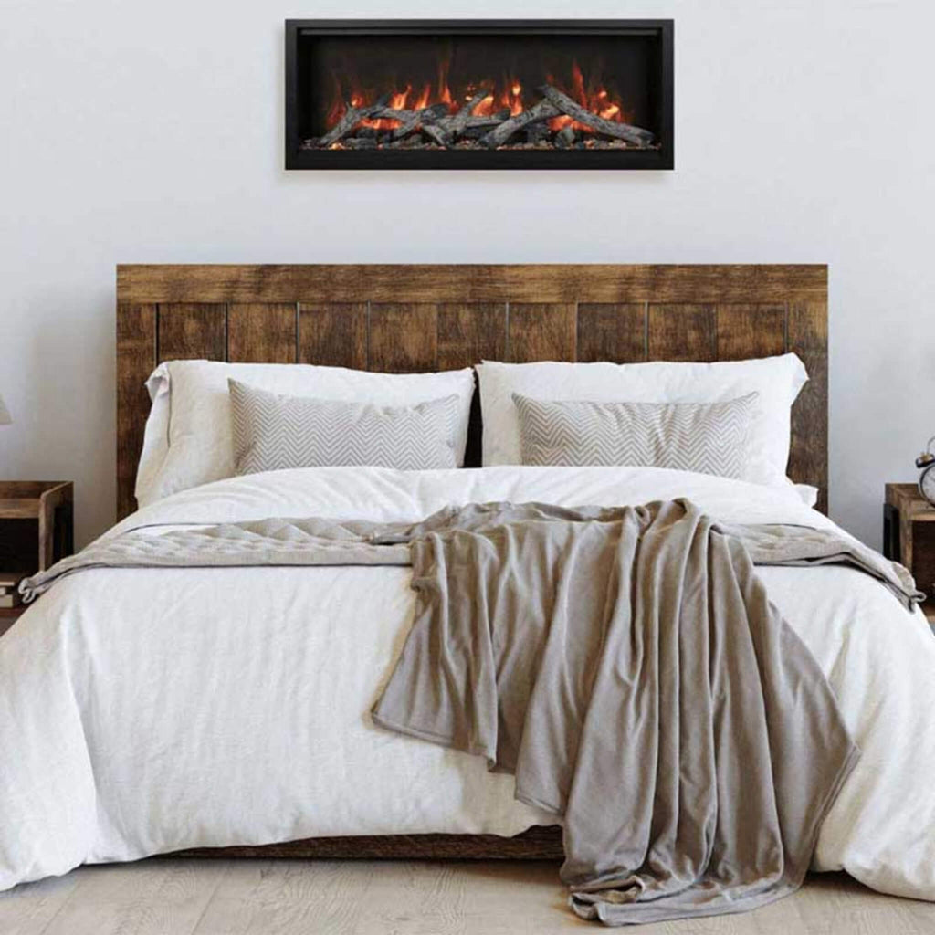 Amantii Symmetry XT Smart Electric Fireplace [SYM-50/60-XT] (SAK19437) SAKSBY - Bedroom View