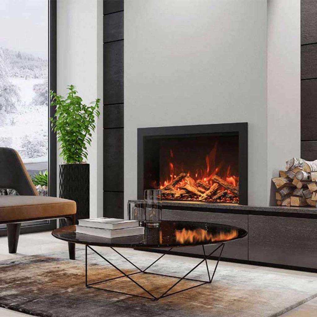 Amantii TRD Smart Electric Fireplace Insert [TRD-26/30/38/44] (SAK83819) - Living Room View