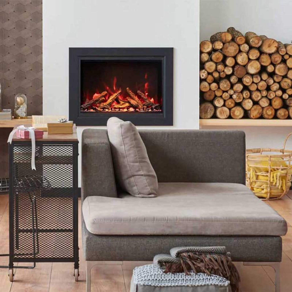 Amantii TRD Smart Electric Fireplace Insert [TRD-26/30/38/44] (SAK83819) SAKSBY - Living Room View