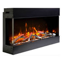 Amantii Tru-View Slim Smart 3-Sided Built-In Electric Fireplace [50/60-TRV-SLIM] (SAK28645) - Saksby Wholesale - Front Right View