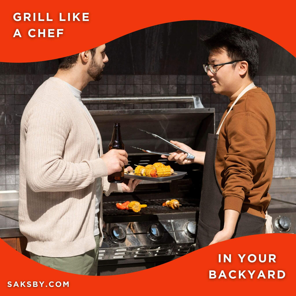 American Outdoor Grill 24NBT-00SP T-Series 2-Burner Built-In Natural Gas Grill, 24" [24NBT-00SP] (SAK58391) - Saksby Wholesale - Lifestyle Benefit View