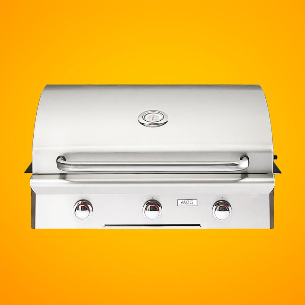 American Outdoor Grill 30NBL-00SP L-Series 3-Burner Built-In Natural Gas Grill, 30" [30NBL-00SP] (SAK02335) - Saksby Wholesale - Front View