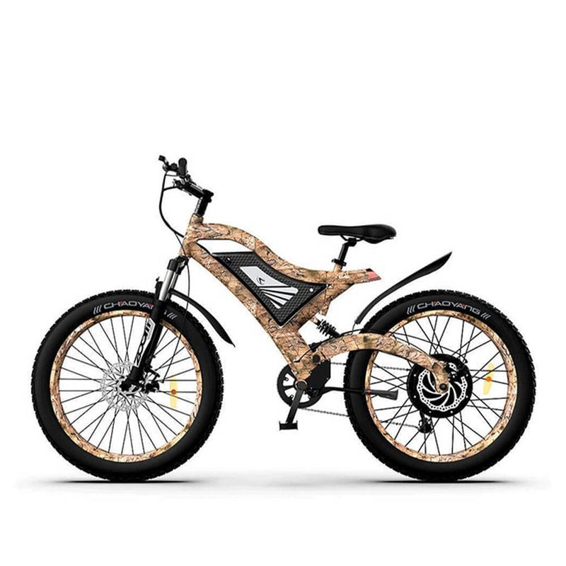 AOSTIRMOTOR S18-1500W 48V/15AH Fat Tire Electric Mountain Bike, 26"