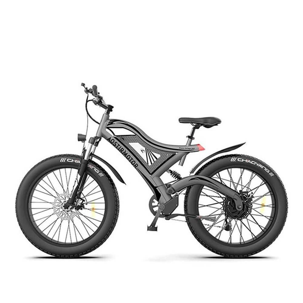 Aostirmotor S18 48V/15Ah 750W All Terrain Fat Tire Electric Mountain Bike, 26" (SAK03964)
