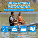 Aqua Marina Aircat 11FT 5-Person High-Speed Inflatable Catamaran With DWF Air Deck [BT-AC335] (SAK10650) - Saksby Wholesale - Features