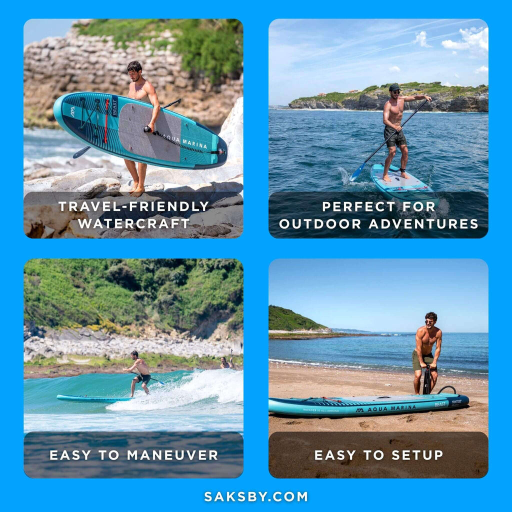 Aqua Marina Beast 10FT Advanced All-Around Inflatable SUP With Carbon Hybrid Paddle [BT-23BEP] (SAK89512) - Saksby Wholesale - Benefits