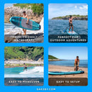 Aqua Marina Beast 10FT Advanced All-Around Inflatable SUP With Carbon Hybrid Paddle [BT-23BEP] (SAK89512) - Saksby Wholesale - Benefits