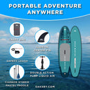 Aqua Marina Beast 10FT Advanced All-Around Inflatable SUP With Carbon Hybrid Paddle [BT-23BEP] (SAK89512) - Saksby Wholesale - Features