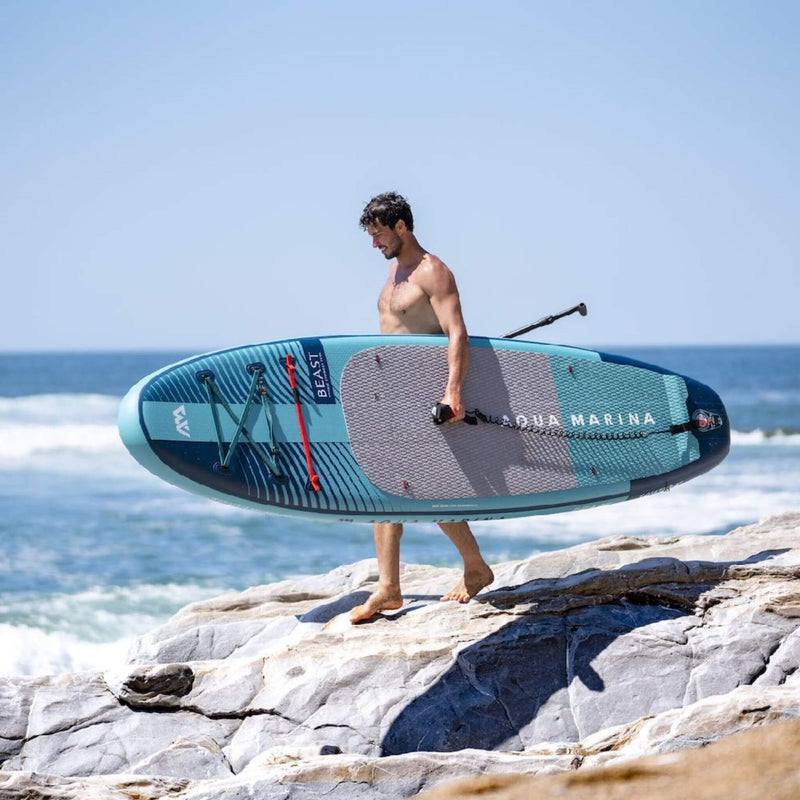 Aqua Marina Beast BT-23BEP Advanced All-Around Inflatable SUP With Carbon Hybrid Paddle, 10FT (SAK89512) - Saksby Wholesale - Lifestyle