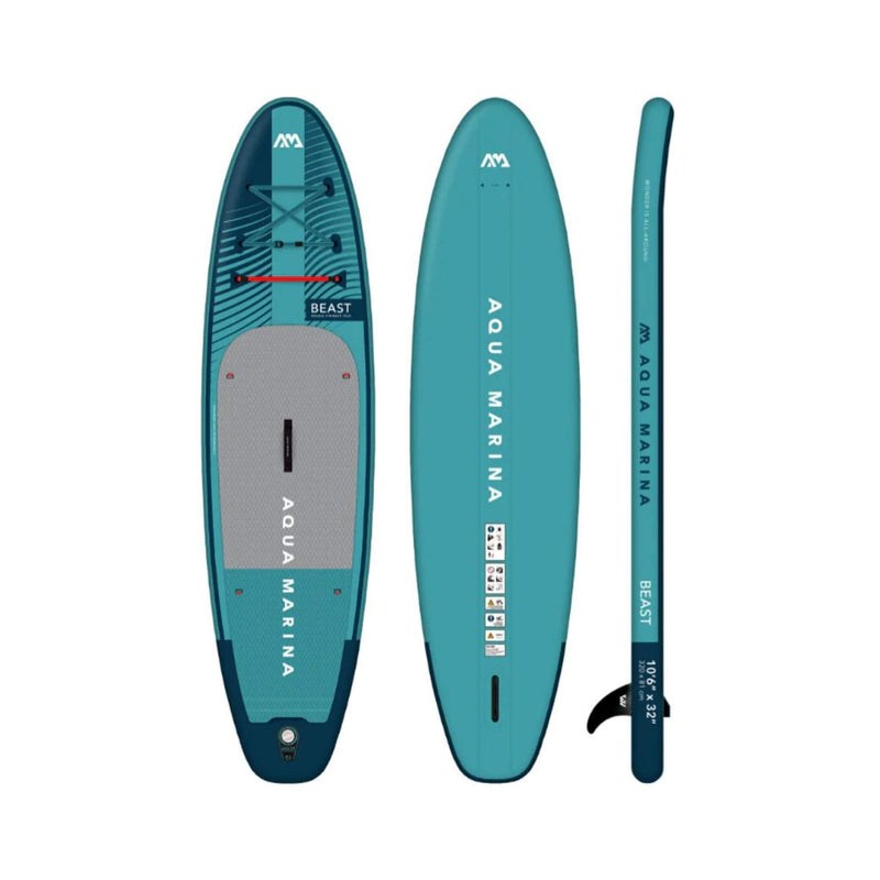 Aqua Marina Beast BT-23BEP Advanced All-Around Inflatable SUP With Carbon Hybrid Paddle, 10FT (SAK89512) - Saksby Wholesale - Product Previews