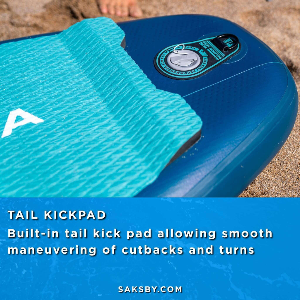 Aqua Marina Beast 10FT Advanced All-Around Inflatable SUP With Carbon Hybrid Paddle [BT-23BEP] (SAK89512) - Saksby Wholesale - Tail Kickpad View