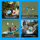 Aqua Marina Betta 14FT 2-Person Inflatable Recreational Kayak With Paddles [BE-412] (SAK01375) - Saksby Wholesale - Benefits