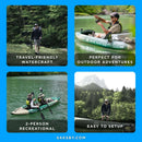 Aqua Marina Caliber 13FT Angling Kayak With Foldable Fishing Seat [Paddle Excluded] [CA-398] (SAK23467) - Saksby Wholesale - Benefits