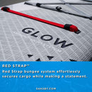 Aqua Marina Glow 10FT All-Around ISUP With Ambient Light System And Safety Leash [BT-24GL] (SAK48269) - Saksby Wholesale - Red Strap View
