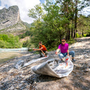 Aqua Marina Halve Ultra-Light Packayak™ 2-Person Kayak With DWF Deck [Paddle Excluded] [HA-398] (SAK41876) - Saksby Wholesale - Lifestyle Deflated