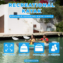 Aqua Marina Laxo 320 2-Person 10FT Recreational Kayak With High-Back Seat And Adjustable Cargo Bungee [LA-320] (SAK01396) - Saksby Wholesale - Features