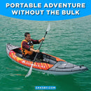Aqua Marina Memba 330 10FT 1-Person Ultra Stiff Touring Kayak With Double Wall Fabric Floor [ME-330] (SAK56789) - Saksby Wholesale - Lifestyle Image