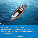 Aqua Marina Memba 330 10FT 1-Person Ultra Stiff Touring Kayak With Double Wall Fabric Floor [ME-330] (SAK56789) - Saksby Wholesale - Material Features