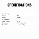 Aqua Marina Memba 330 10FT 1-Person Ultra Stiff Touring Kayak With Double Wall Fabric Floor [ME-330] (SAK56789) - Saksby Wholesale - Specifications