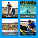 Aqua Marina Tomahawk AIR-K 440 14FT 2-Person High-Pressure Speed Inflatable Kayak [Paddle Excluded] [AIR-K440] (SAK31482) - Saksby Wholesale - Benefits
