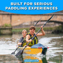 Aqua Marina Tomahawk AIR-K 440 14FT 2-Person High-Pressure Speed Inflatable Kayak [Paddle Excluded] [AIR-K440] (SAK31482) - Saksby Wholesale - Lifestyle Image In The Sea