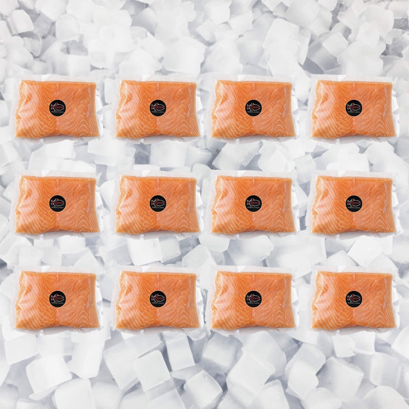 Premium Skinless Atlantic Salmon Portions (Bulk Case) (SAK20174)