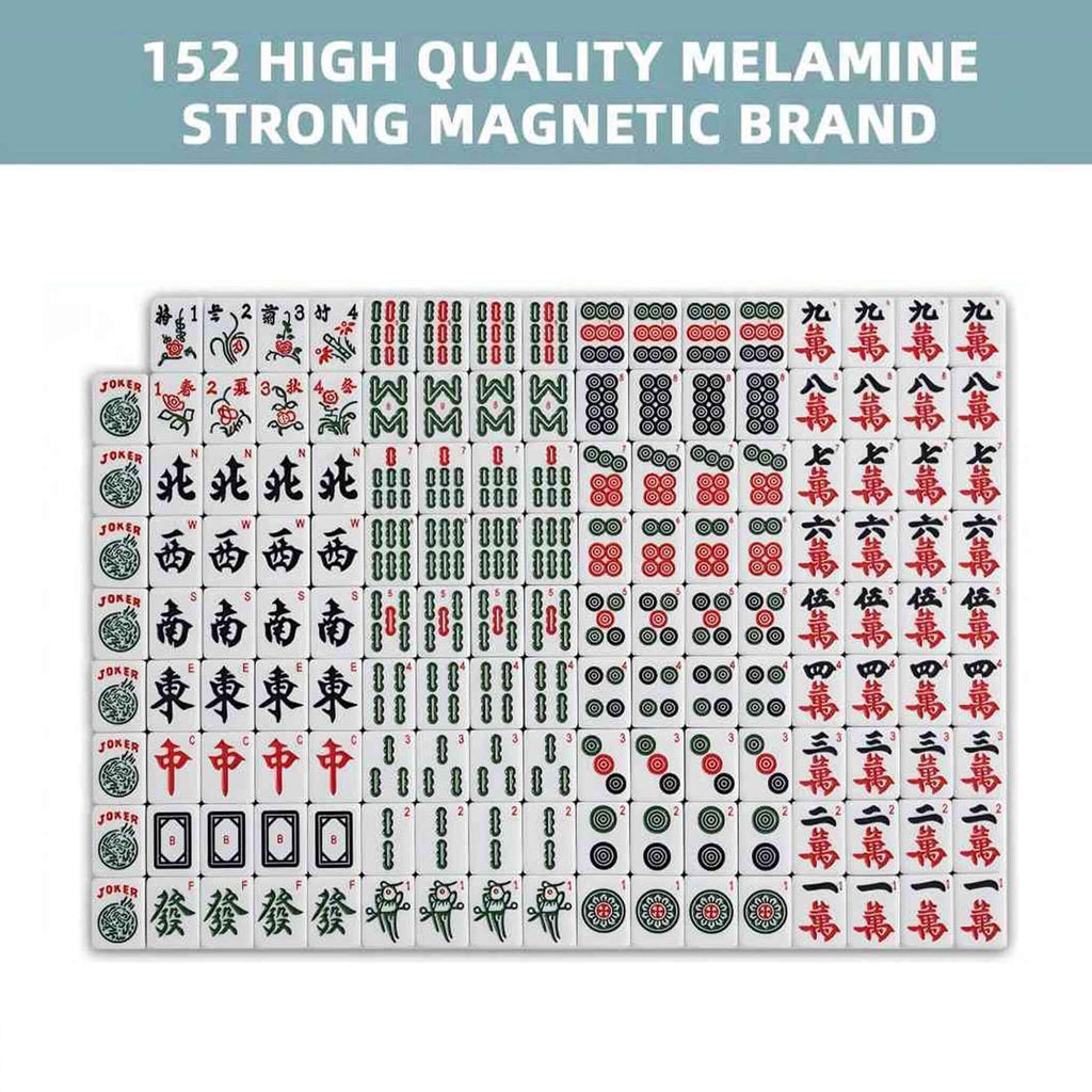 Automatic Ultra-Thin Foldable Mahjong Table With Two 152 42MM Tile Sets (SAK82950) - Saksby Wholesale - High-Quality Tiles