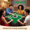 Automatic Ultra-Thin Foldable Mahjong Table With Two 152 42MM Tile Sets (SAK82950) - Saksby Wholesale - Perfect For Family Gatherings