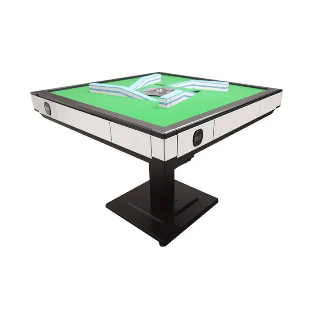 Automatic Ultra-Thin Foldable Mahjong Table With Two 152 42MM Tile Sets (SAK82950) - Saksby Wholesale - White Corner View