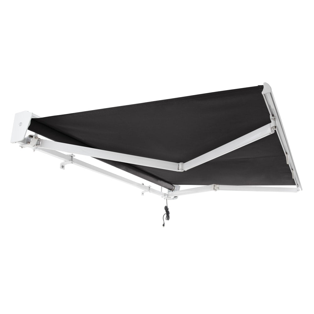 AWNTECH Destin Premium Electric Outdoor Motorized Retractable Awning (DTL18/DTR18-SBY) (SAK13056)-SAKSBY