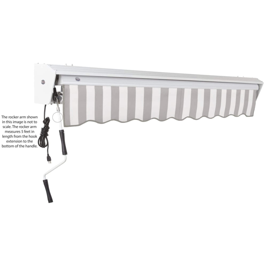 Awntech Destin Premium Retractable Patio Awning [Made-To-Order] (SAK74612) - Saksby Wholesale -
Handlebar Gray And White Stripes
