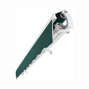 Awntech Maui Premium Outdoor Retractable Awning [Made-To-Order] (SAK32890) - Saksby Wholesale - Front Left Bottom View Rolled Up Forest
