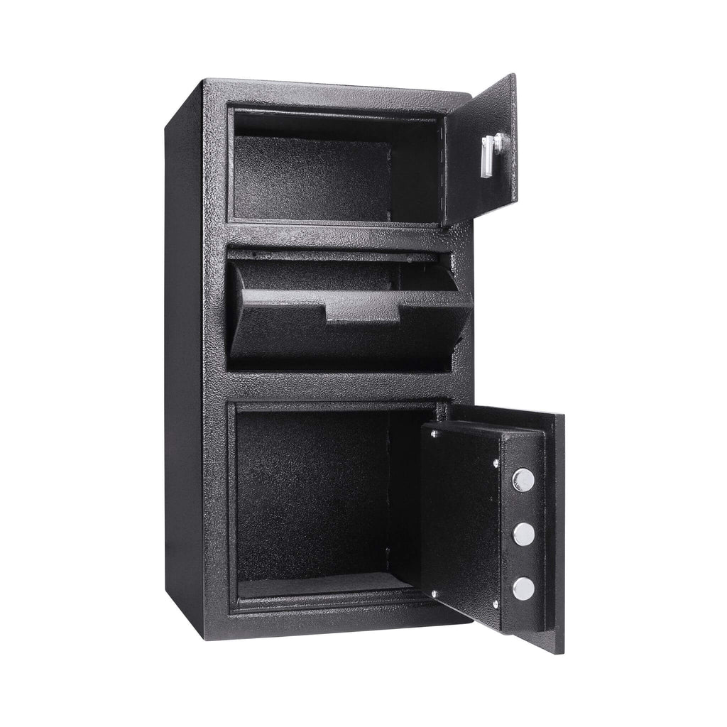 Barska 0.78 CF Heavy-Duty Large Steel Depository Safe With Digital Keypad (SAK75106) - Saksby Wholesale - Storage View