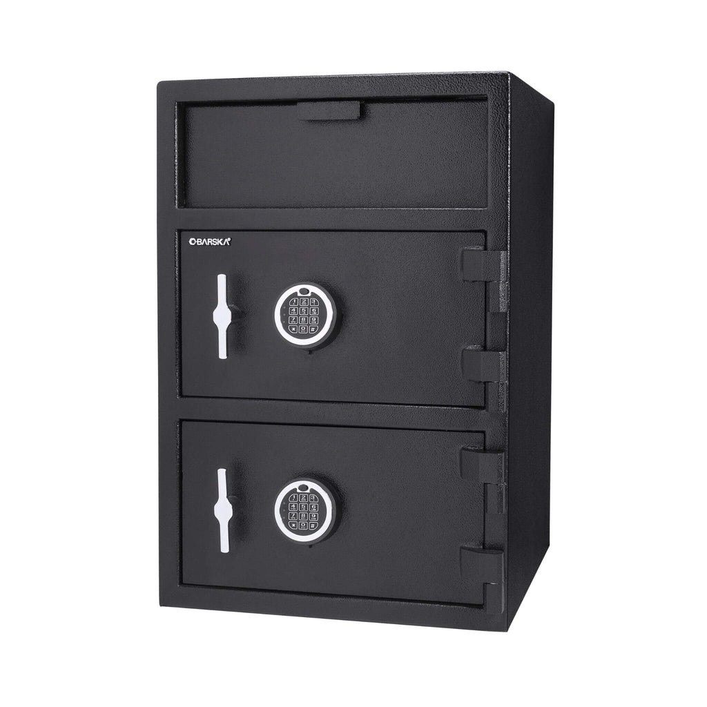 Barska 1.60 Cu.Ft. Digital Depository Dual Compartment Security Safe (SAK76021) - Saksby Wholesale - Front View
