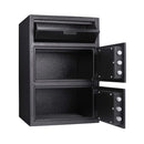 Barska 1.60 Cu.Ft. Digital Depository Dual Compartment Security Safe (SAK76021) - Saksby Wholesale - Storage View