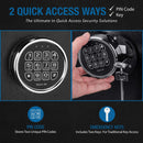 Barska 1.87 CF Heavy-Duty Extra Large Tall Steel Fireproof Safe Vault With Digital Keypad (SAK63810) - Saksby Wholesale - Quick Access Features