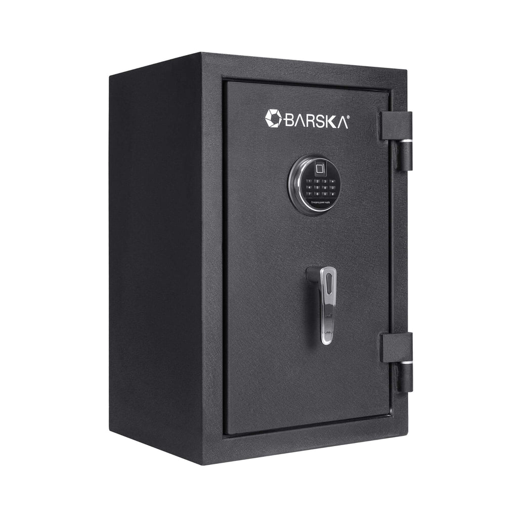 Barska 2.02 CF Heavy-Duty Fire Resistant Safe With Biometric Keypad (SAK29487) - Saksby Wholesale -
- Front Side VIew