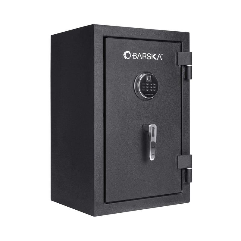 Barska 2.02 CF Heavy-Duty Fire Resistant Safe With Biometric Keypad (SAK29487) - Saksby Wholesale -
- Front Side VIew