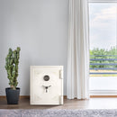 Barska 2.75 CF White Fireproof Jewelry Safe with Keypad Advanced Electronic Keypad Lock (SAK69047) - Saksby Wholesale - Lifestyle Image