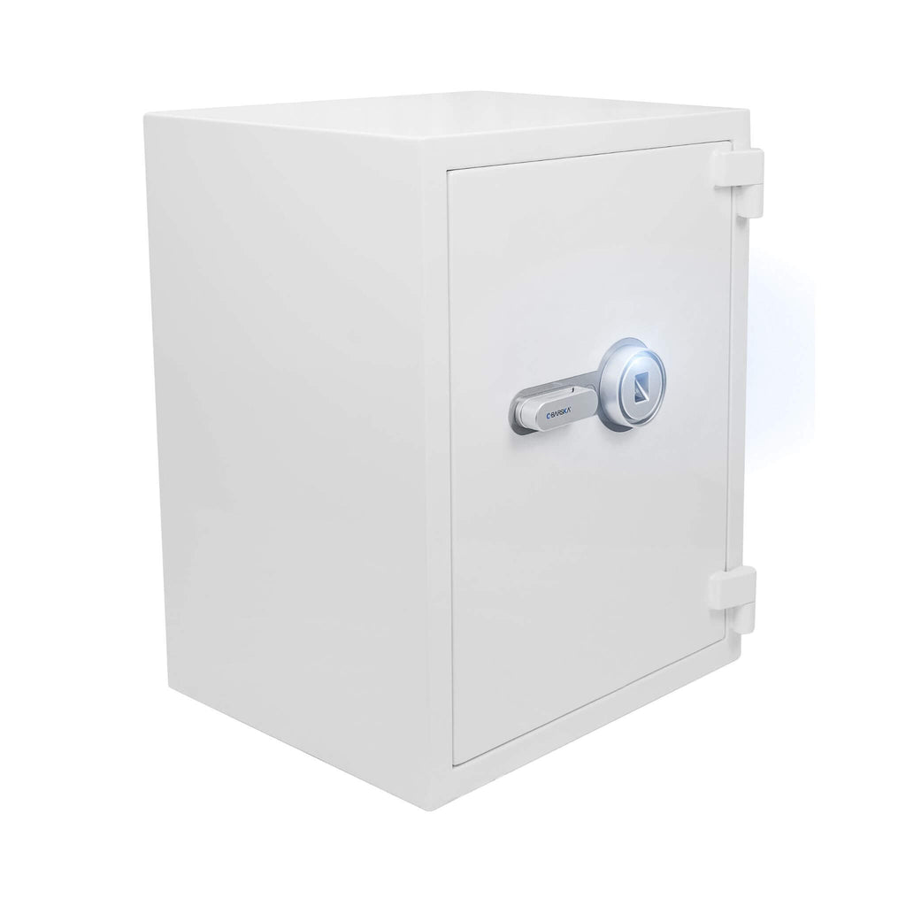 Barska 4.48 Cu.Ft. Heavy-Duty Fireproof Biometric Safe (SAK83490) - Saksby Wholesale - Side View