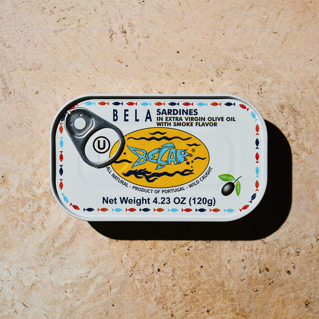 Bela Sardines In Extra Virgin Olive Oil With Smoke Flavor [3 Pack] (SAK83510) - Saksby Wholesale - Top View