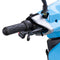Bespoke Elite Premium Electric Mobility Scooter with Electronic Speed Control, 400lbs, Blue and White SAK29053 Saksby - Front View of Right Handle