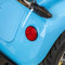Bespoke Elite Premium Electric Mobility Scooter with Electronic Speed Control, 400lbs, Blue and White SAK29053 Saksby - Rear Right Lights Turned Off