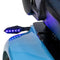 Bespoke Elite Premium Electric Mobility Scooter with Electronic Speed Control, 400lbs, Blue and White SAK29053 Saksby - Right Signal Light