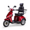 Bespoke Legacy Premium Electric Mobility Scooter With Electronic Speed Control 400lbs Red Sak34671 Saksby - Front Left View